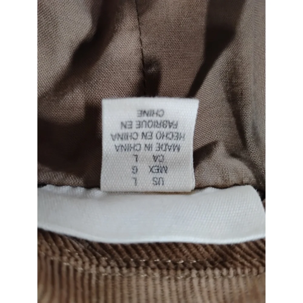 DKNY Jeans Corduroy Blazer Mens L Minimalist Workwear Sport Coat Cotton Lining